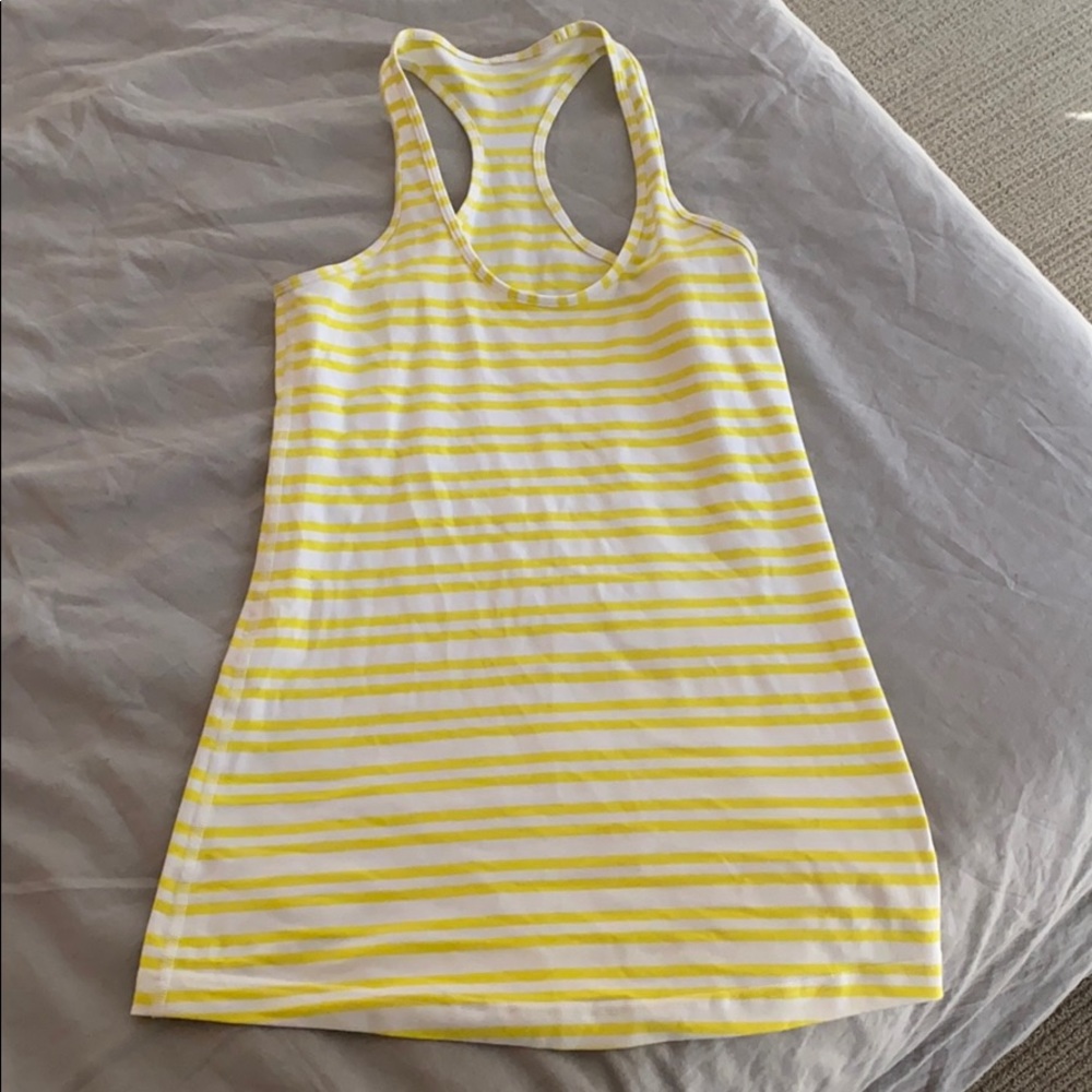 Lulu lemon racerback tank size 6